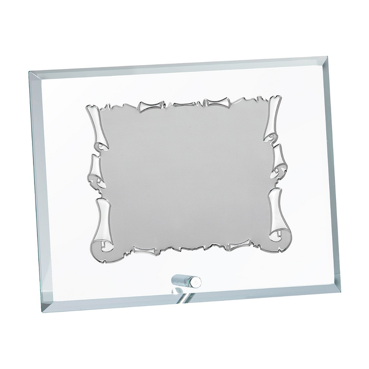 Placa personalizada de cristal 1