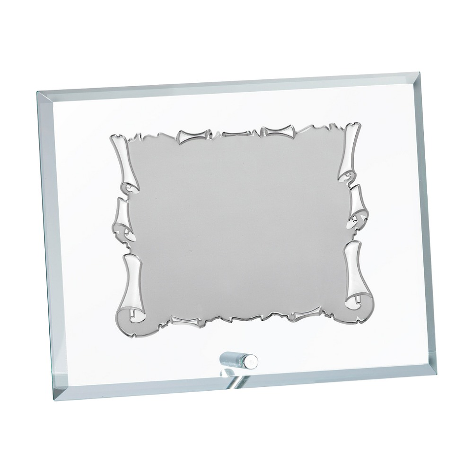 Placa personalizada de cristal 1