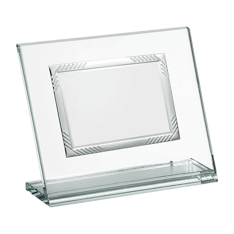 Placa decorativa de cristal