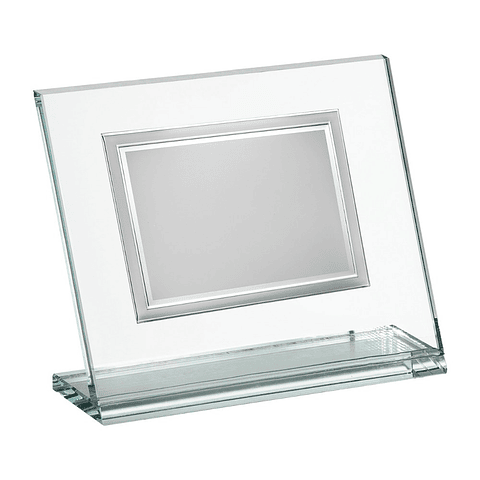 Placa para recuerdos de cristal 