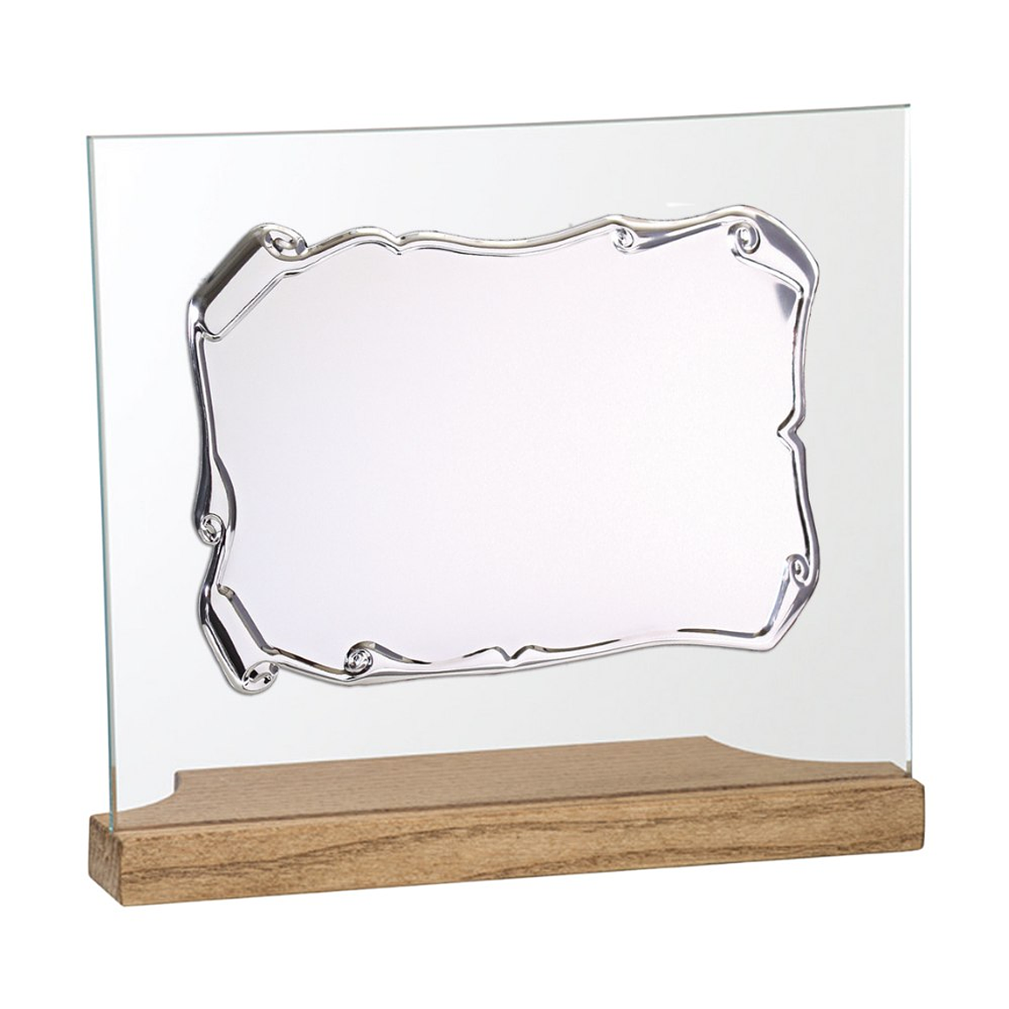 Placa personalizable con chapa de aluminio  1