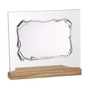 Placa personalizable con chapa de aluminio 