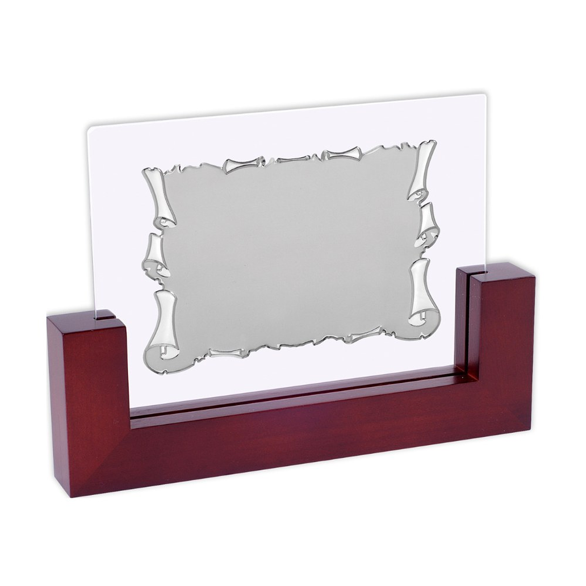 Placa de cristal para dedicatoria  1