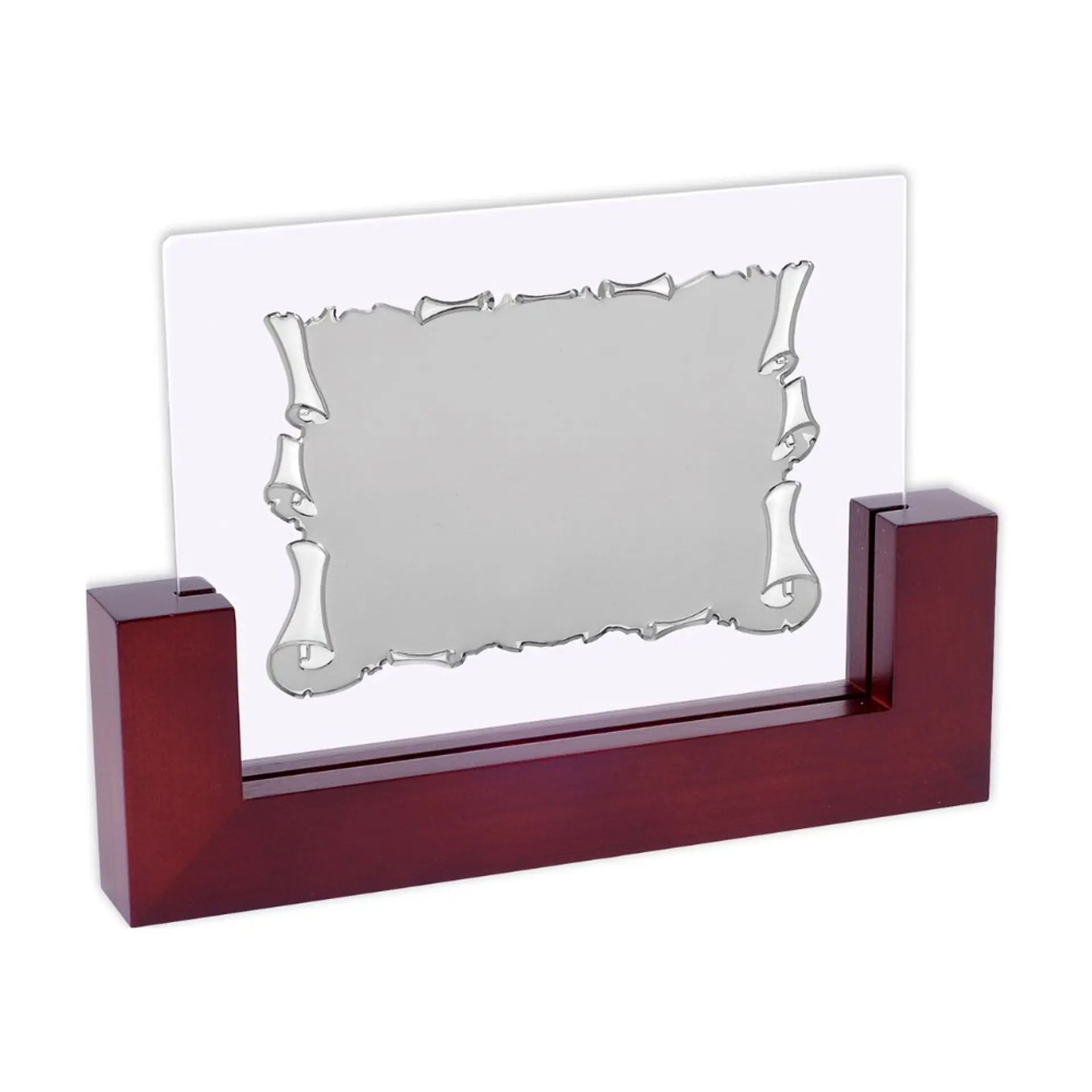 Placa de cristal para dedicatoria  1