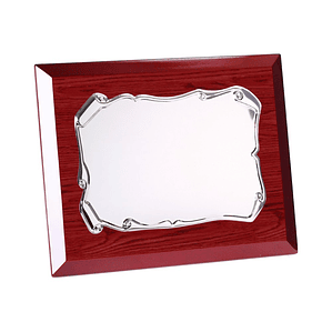 Placa para homenaje de madera 