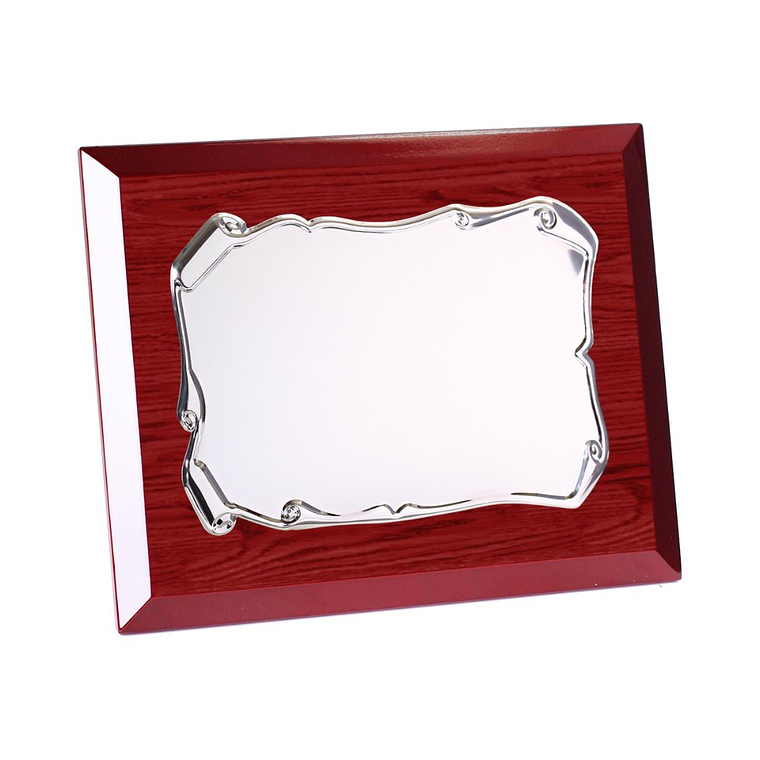 Placa para homenaje de madera  1