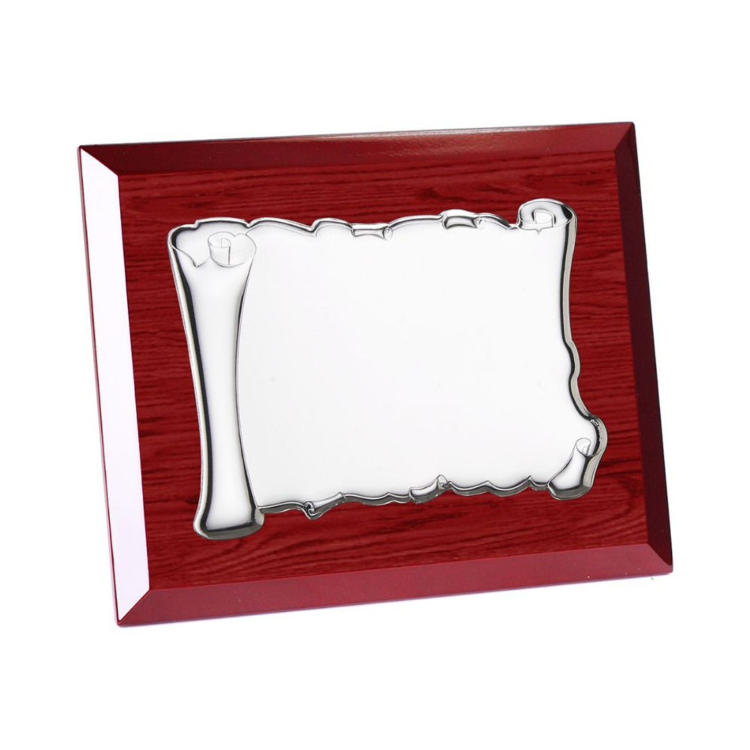 Placa de madera y chapa de aluminio  1