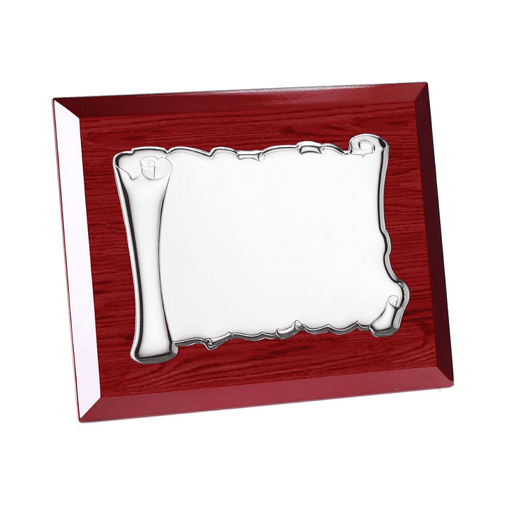 Placa de madera y chapa de aluminio  1