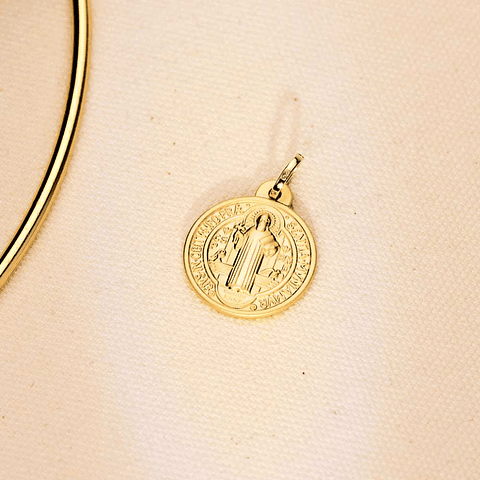 Medalla de Oro 18k San Benito 