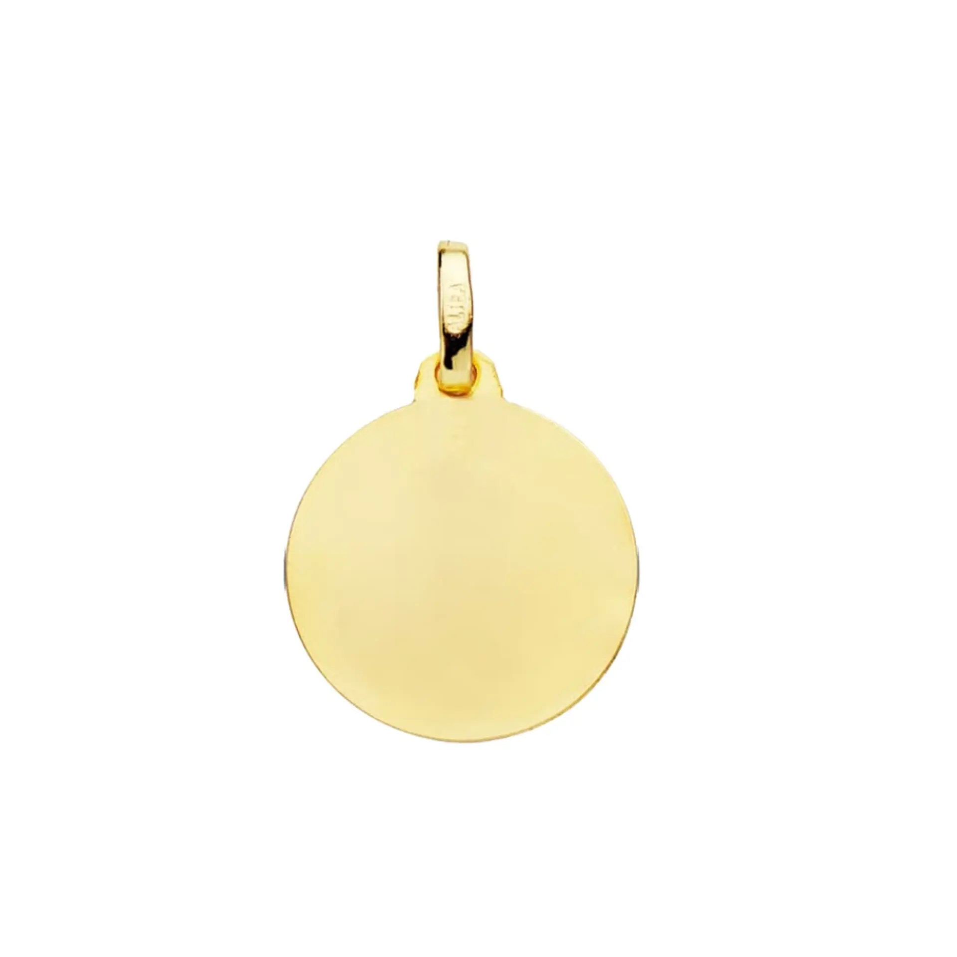 Medalla de Oro amarillo virgen 18k 2