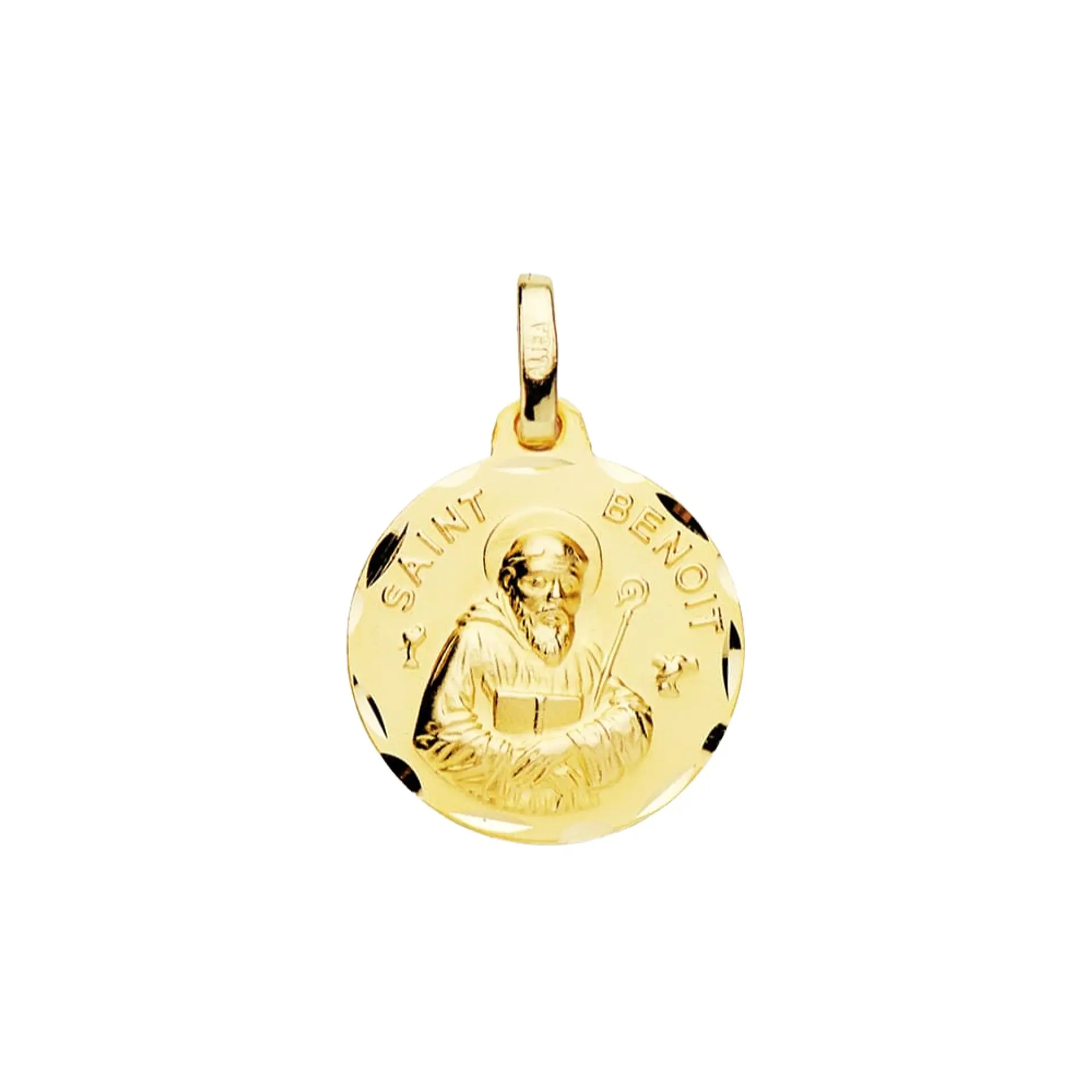 Medalla de Oro 18k Saint Benoit  1