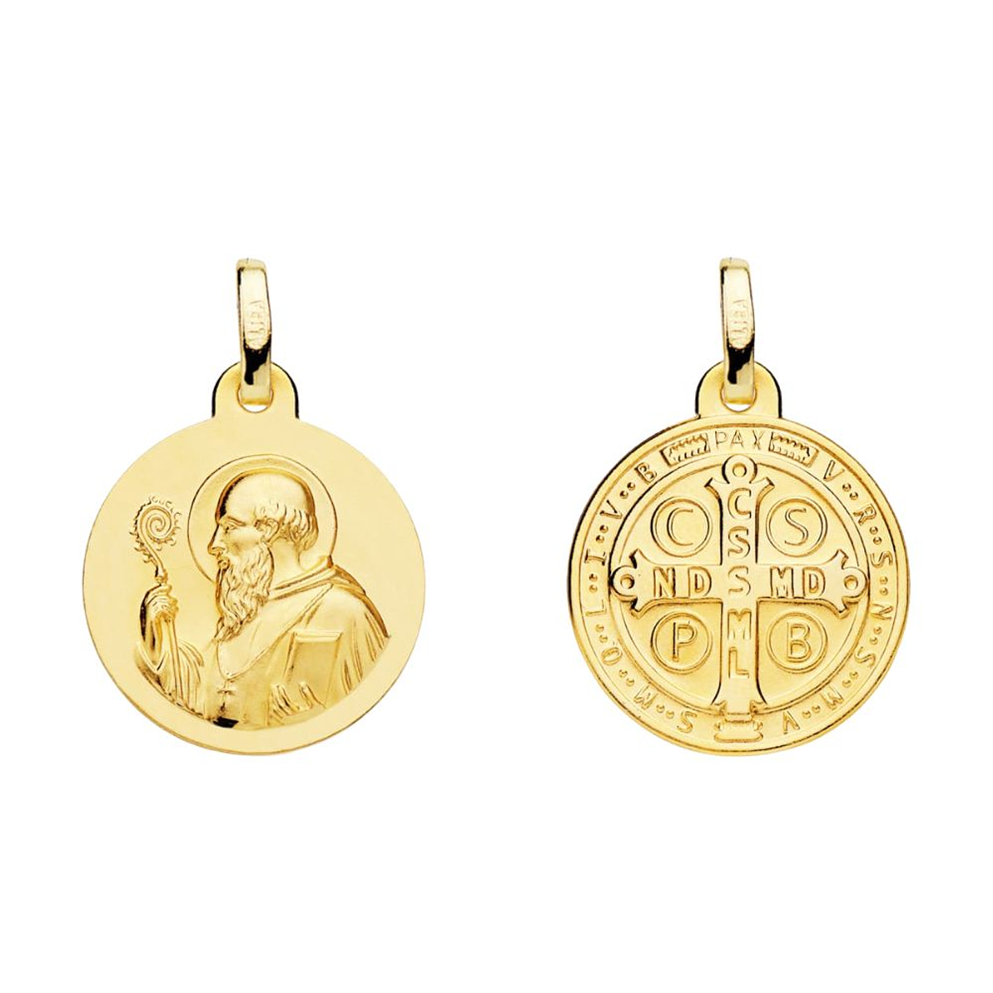 Medalla de Oro 18k Saint Benoit  1