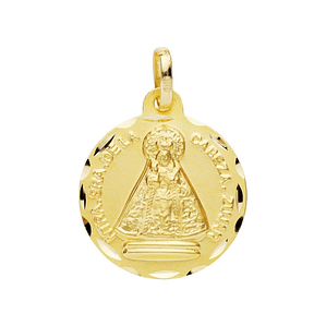 Medalla de Oro 18k virgen de la cabeza zujar 
