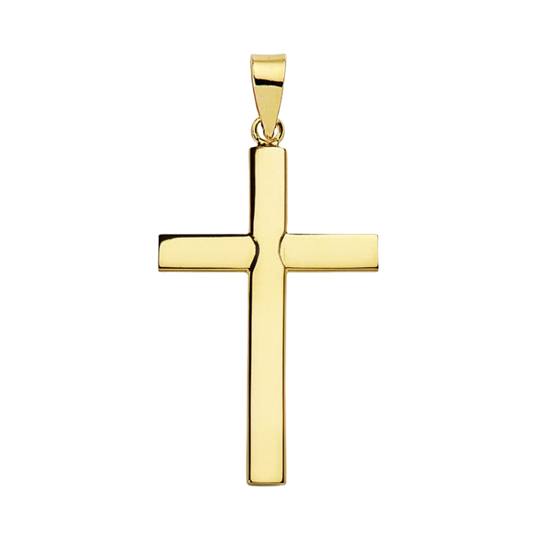 Cruz Oro 18 amarillo lisa 1