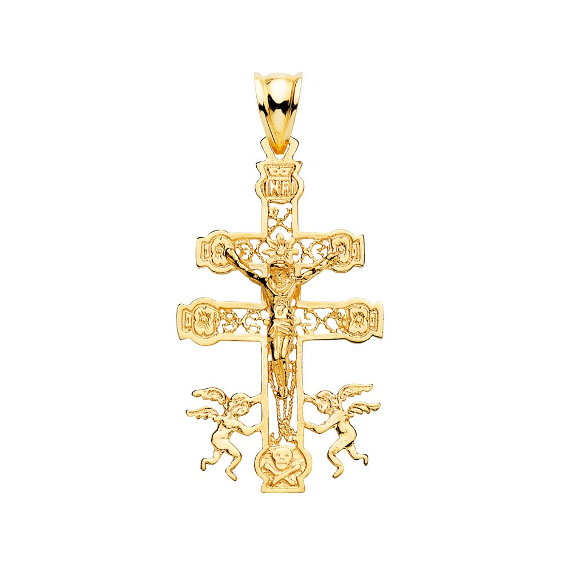 Cruz de Caravaca Oro amarillo 18k calada  1
