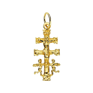 Cruz de Caravaca Oro amarillo 18k 
