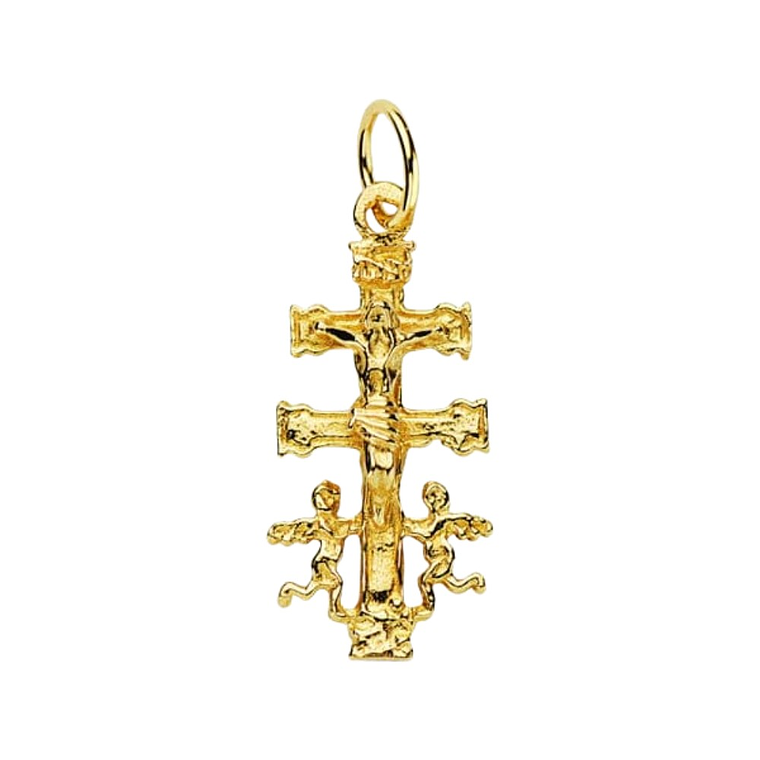 Cruz de Caravaca Oro amarillo 18k  1