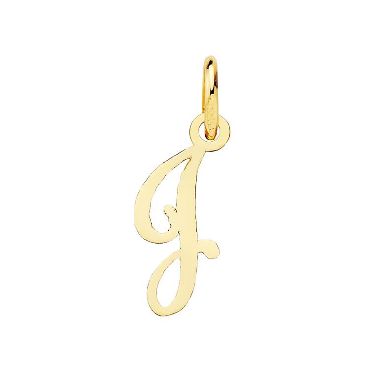 Colgante inicial J Oro 18k 1