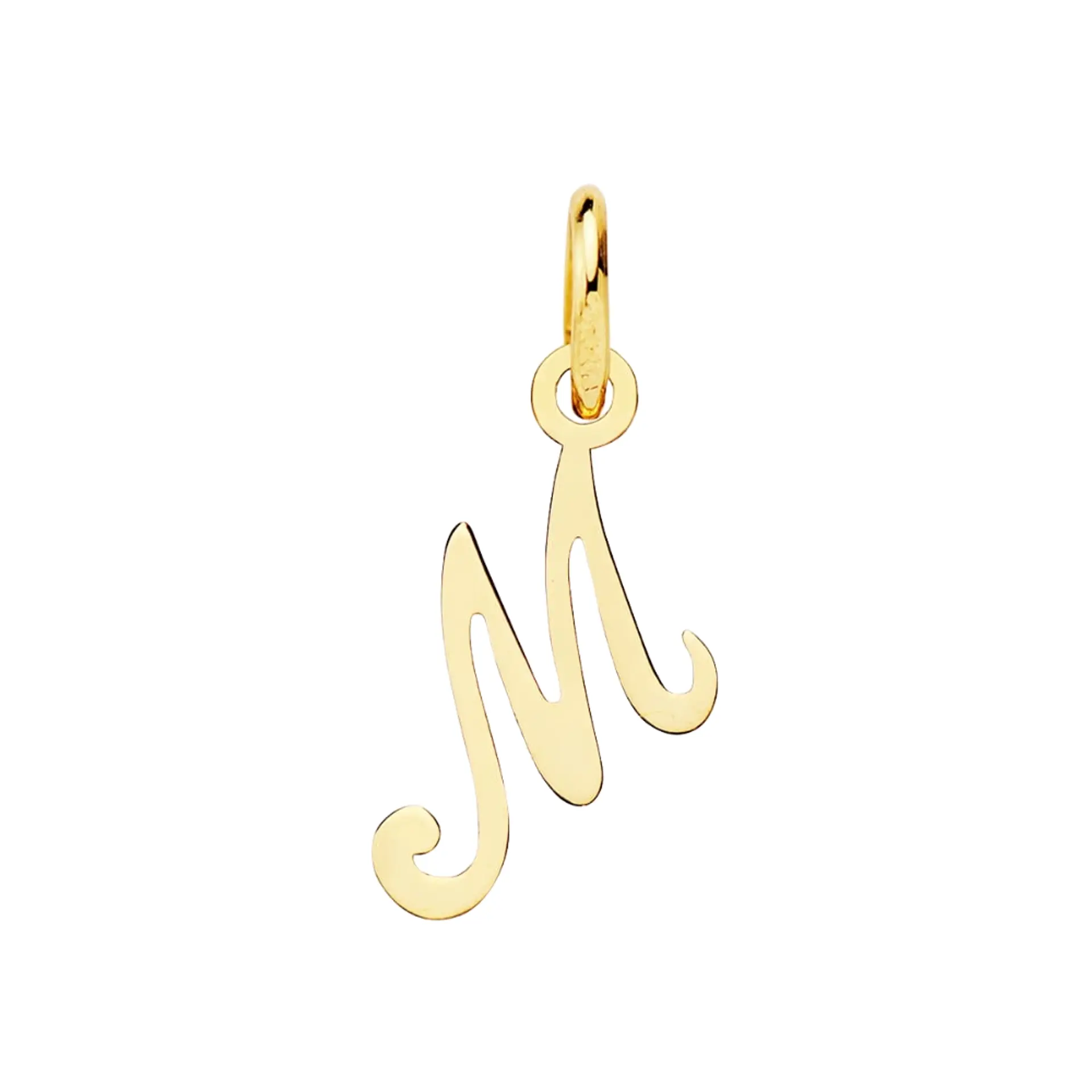 Colgante inicial M Oro 18k 1