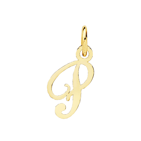 Colgante inicial P Oro 18k