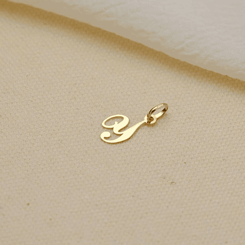 Colgante inicial Y Oro 18k