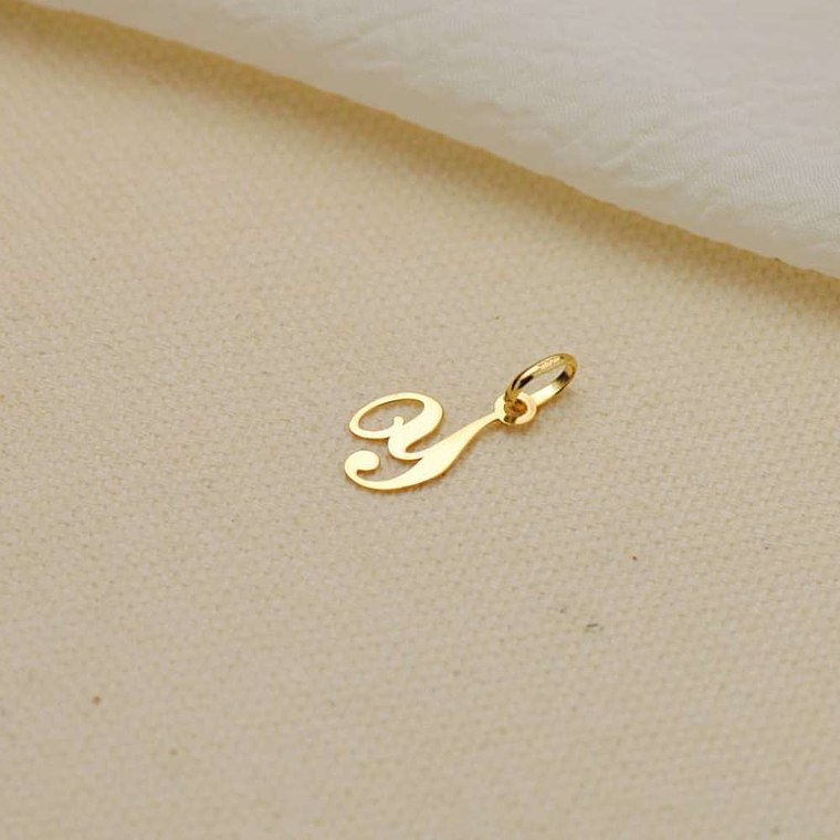 Colgante inicial Y Oro 18k 2