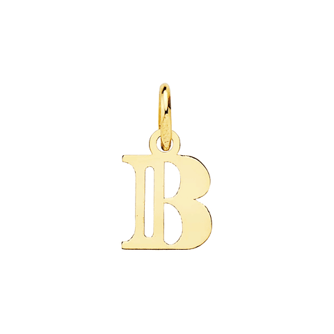 Colgante de inicial B Oro 18k