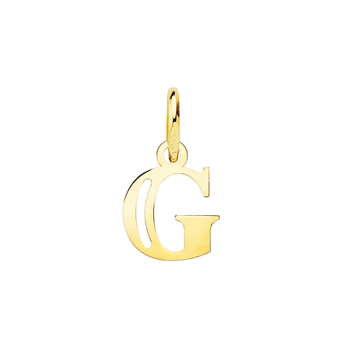 Colgante de inicial G Oro 18k