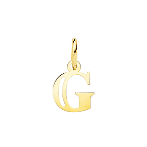 Colgante de inicial G Oro 18k