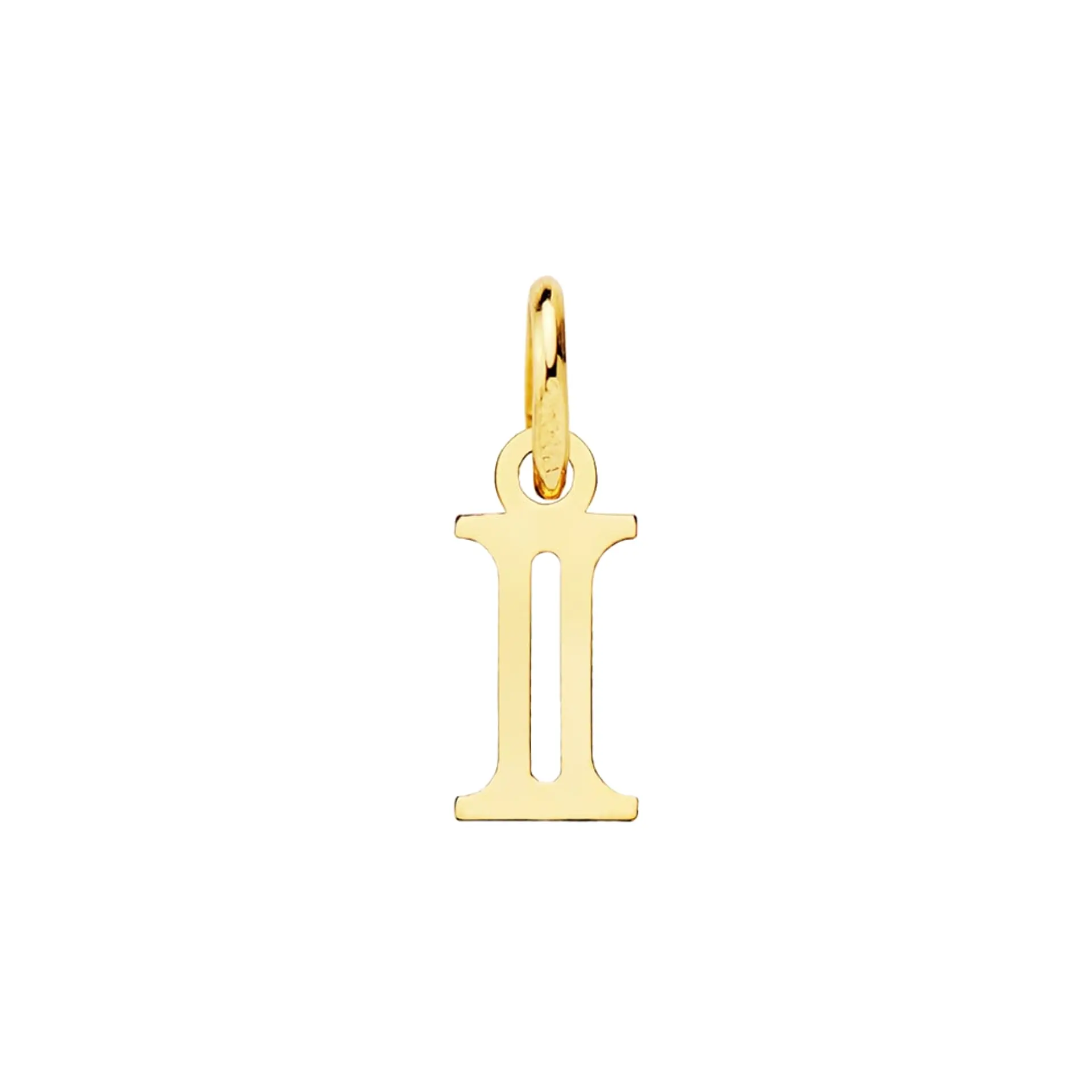 Colgante de inicial I Oro 18k 1