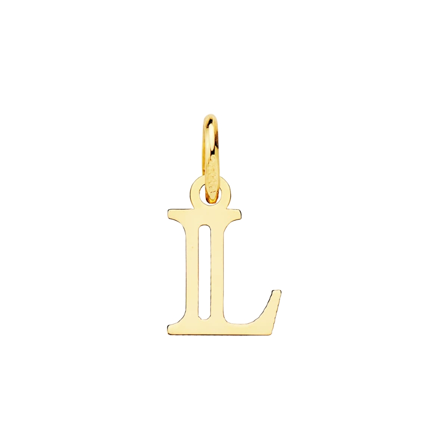 Colgante de inicial L Oro 18k 1