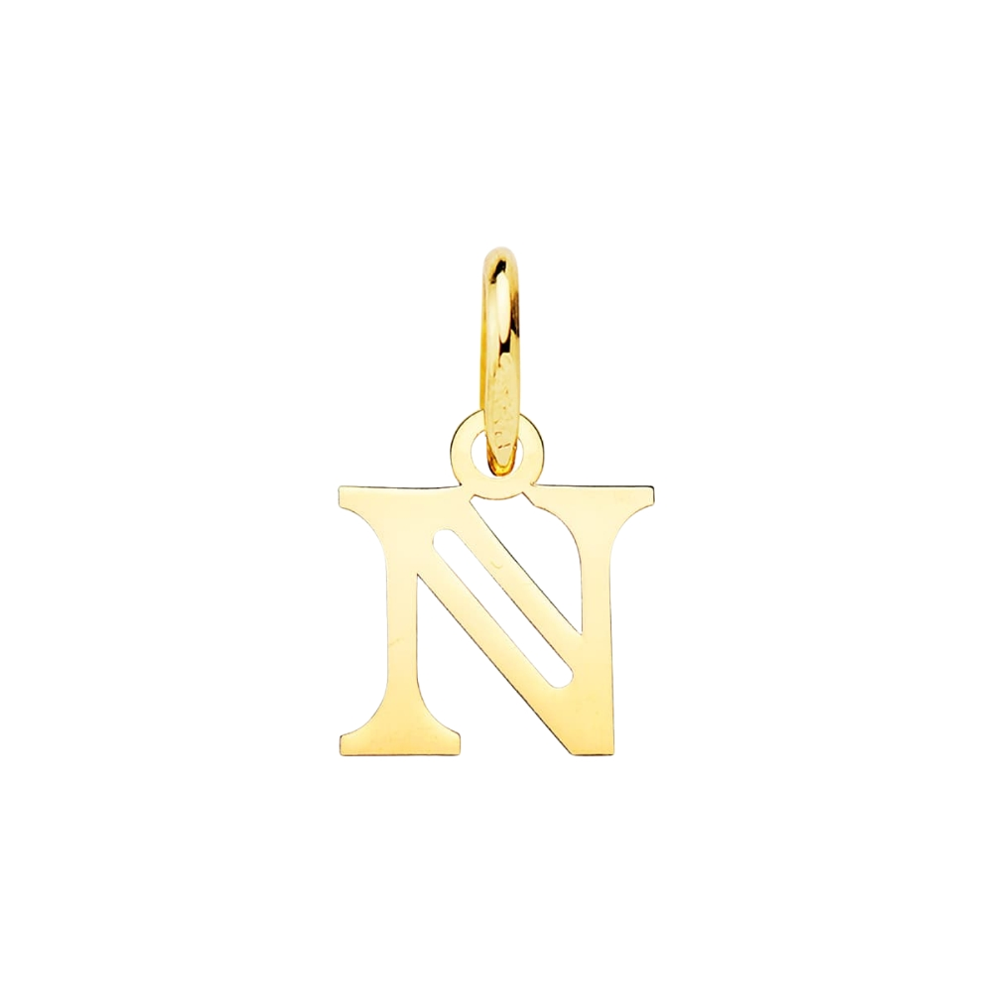 Colgante de inicial N Oro 18k 1