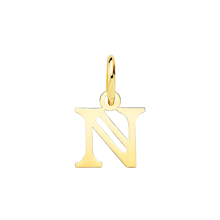 Colgante de inicial N Oro 18k 1