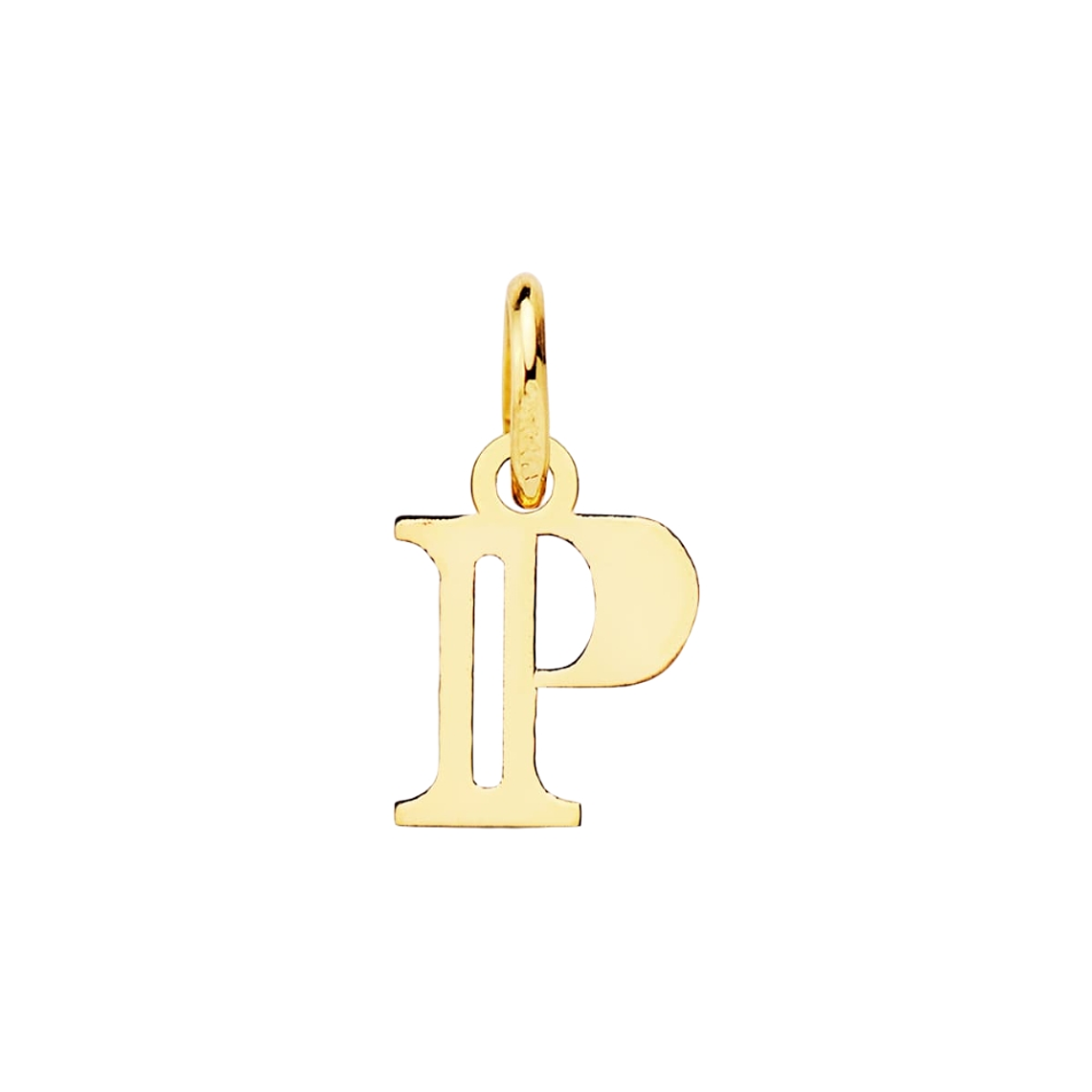 Colgante de inicial P Oro 18k 1