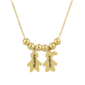 Gargantilla personalizada niño y niña 