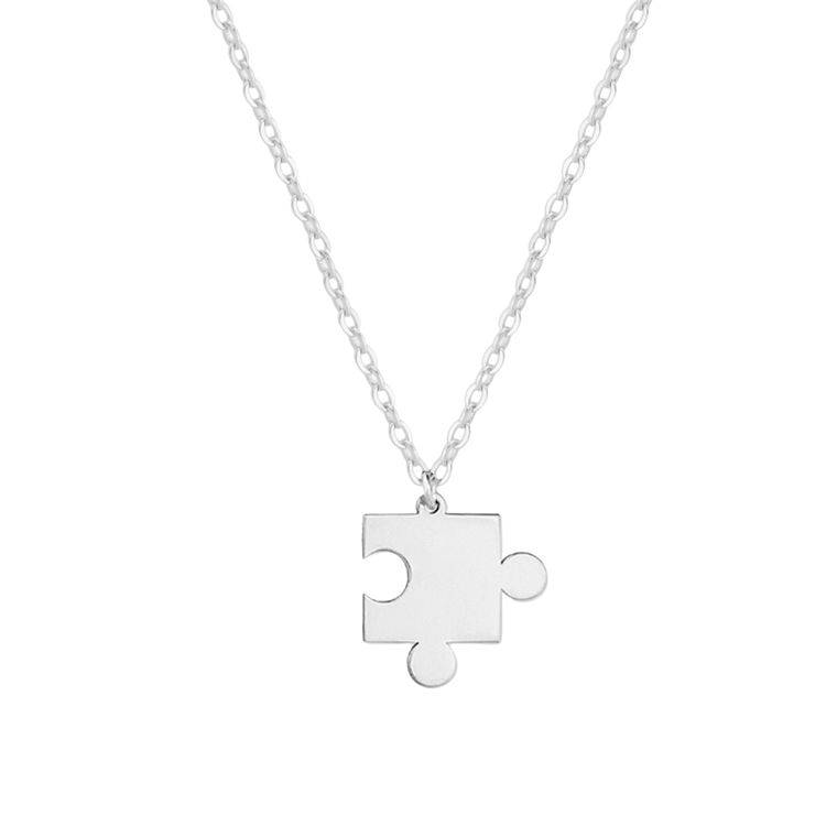 Gargantilla puzzle plata  1