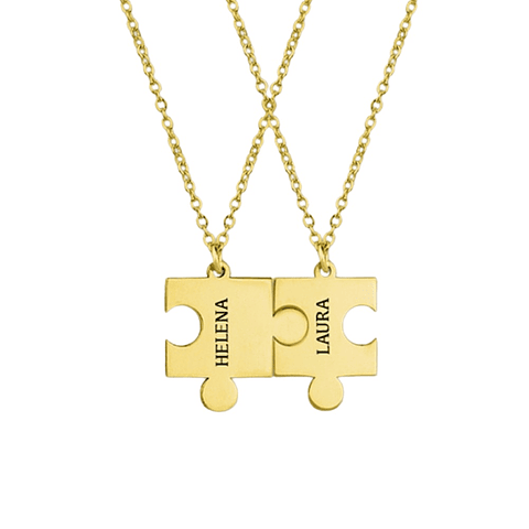 Gargantilla puzzle para personalizar 