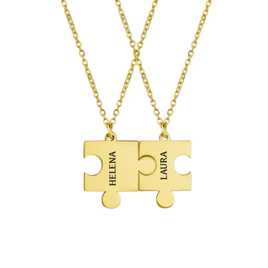 Gargantilla puzzle para personalizar  1