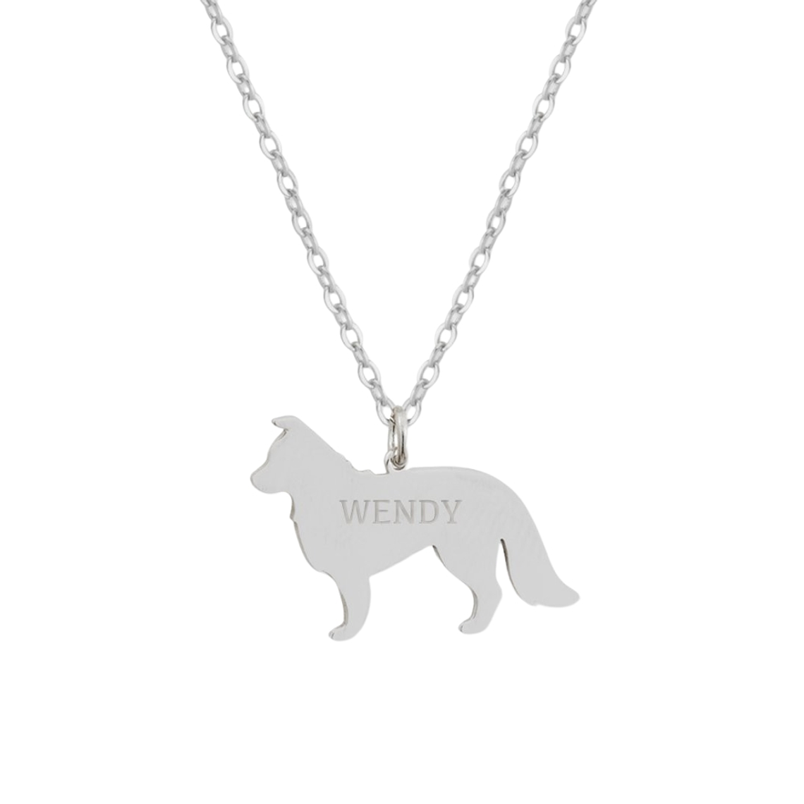 Gargantilla de perro border collie personalizada  1