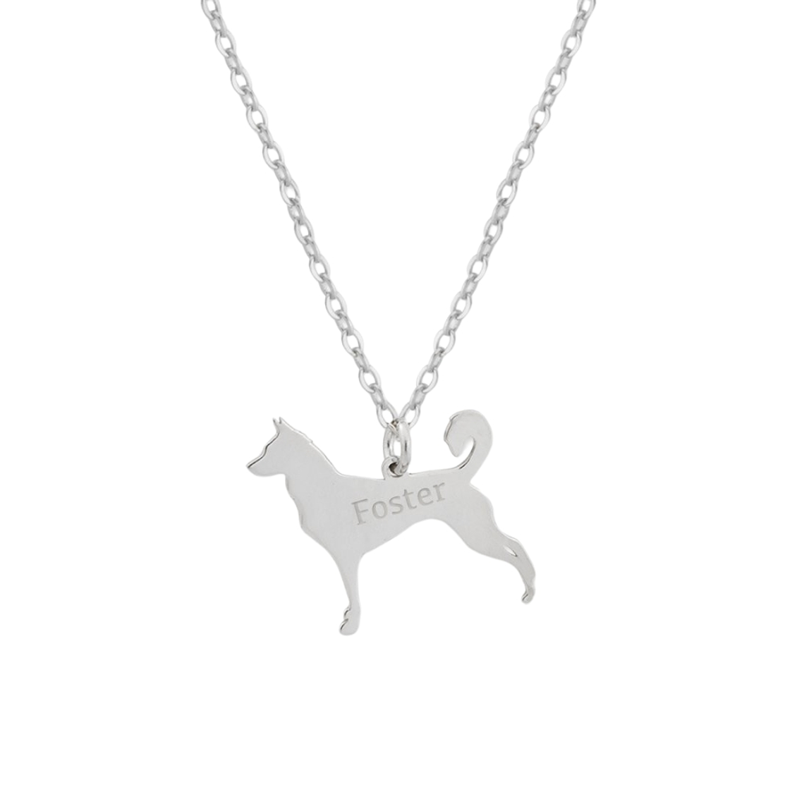 Gargantilla de perro husky siberiano personalizada 1