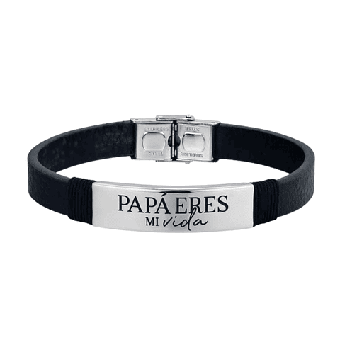 Pulsera de papá personalizada 