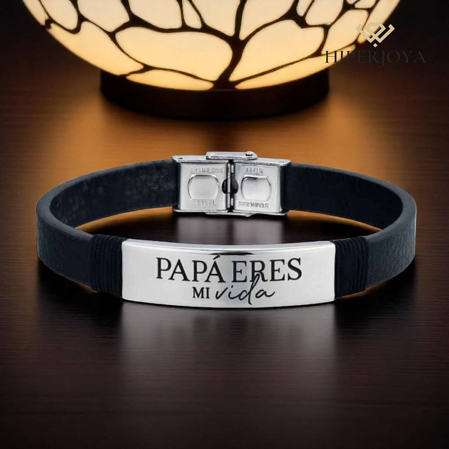 Pulsera de papá personalizada  3