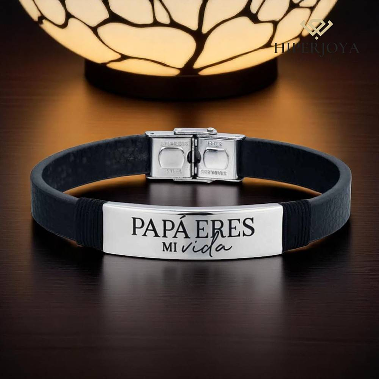 Pulsera de papá personalizada  3
