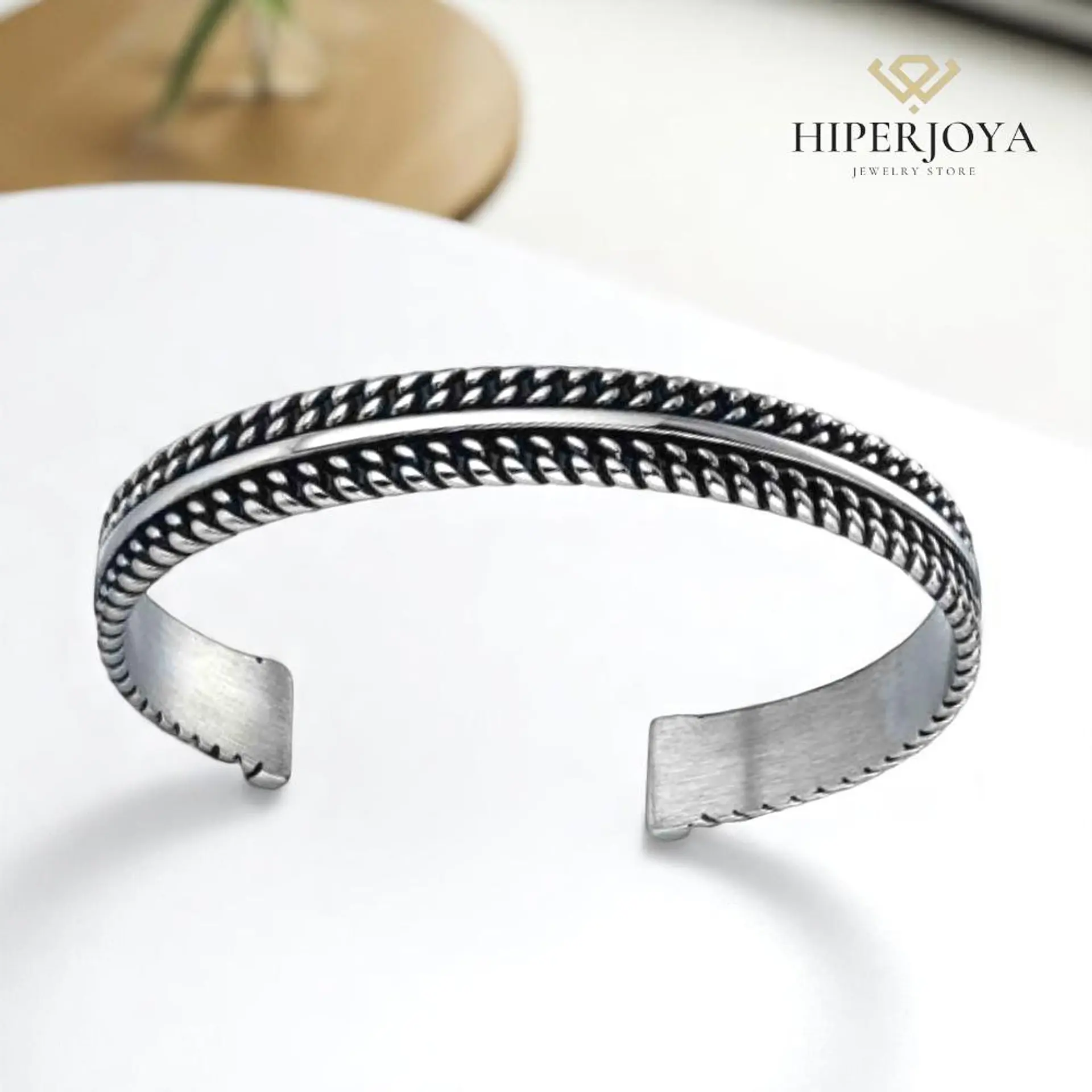 Brazalete de caballero de acero  3
