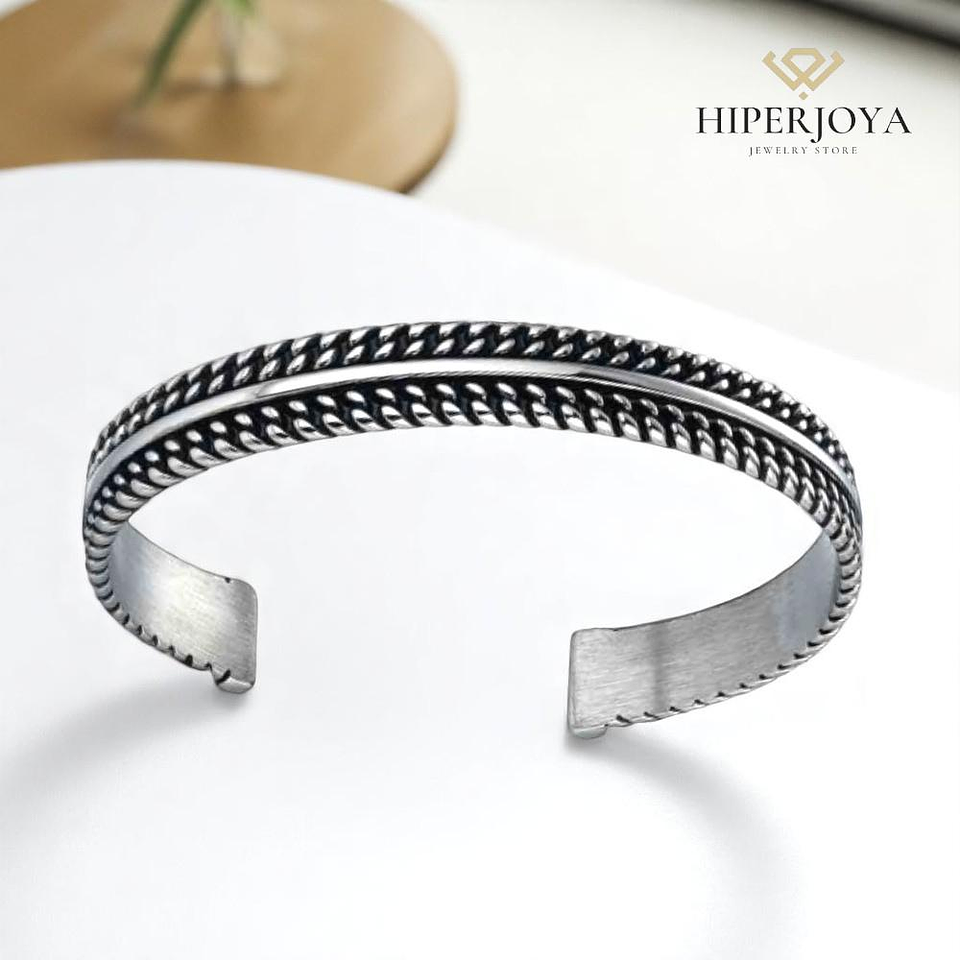 Brazalete de caballero de acero  3