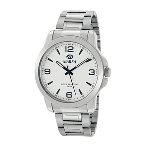 Reloj de acero tres agujas 