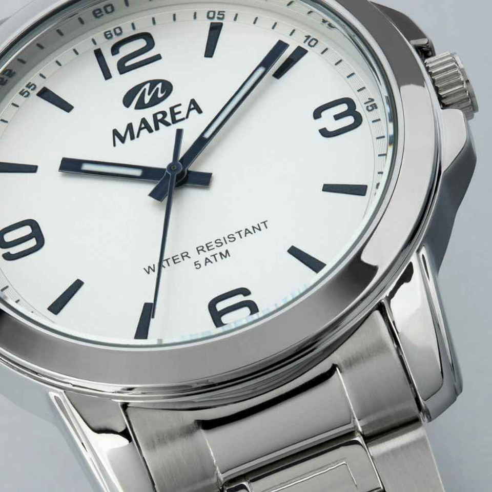 Reloj de acero tres agujas  2