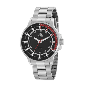 Reloj de acero tres agujas 