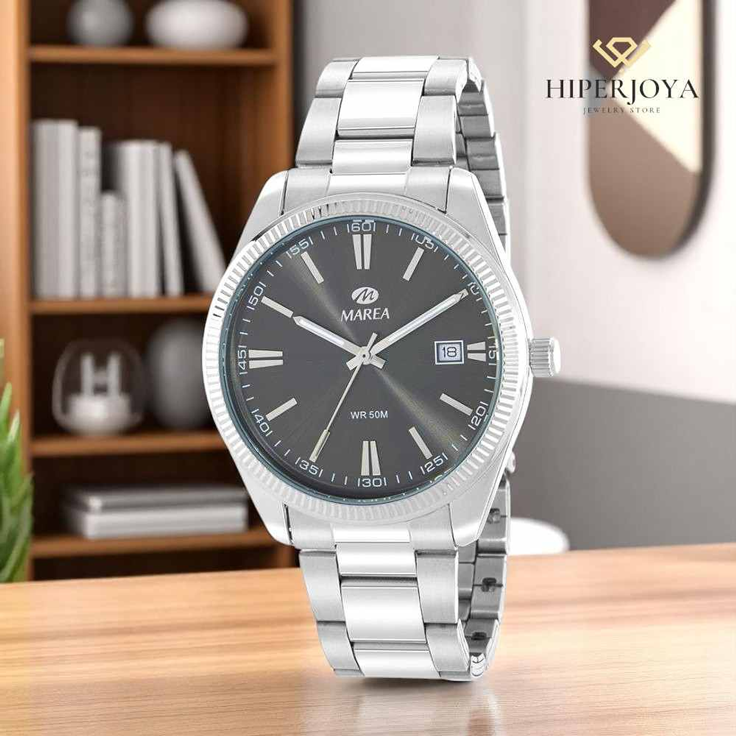 Reloj de acero para caballero  3