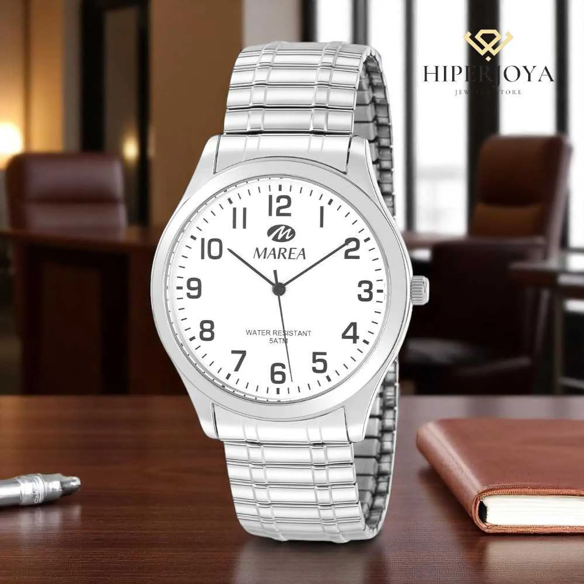 Reloj de acero elástico  3